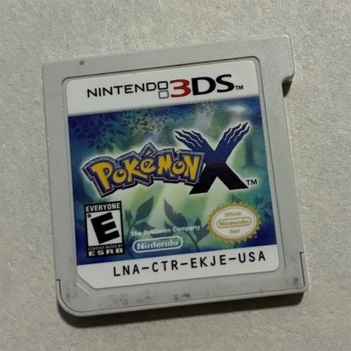 Pokemon X Nintendo 3DS Cartridge