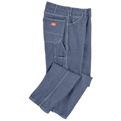 DICKIES LU20RB 34 30 Carpenter Jeans,Cotton,14oz,Indigo,34x30 19XJ01