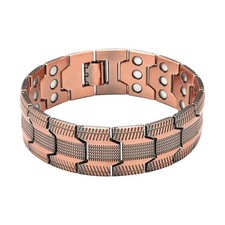 Ultra Strength Magnetic Bracelet For Men Copp...