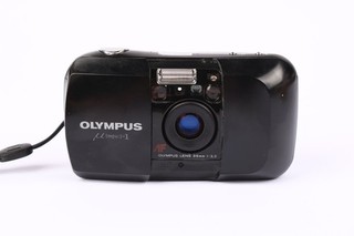 Olympus MJU I Compact Point Shoot Film Camera Working w 35mm F 3 5 Lens
