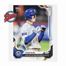Carson Benge RC 156th Hit Mets Record 2026 MLB Topps NOW Card 693 Presale