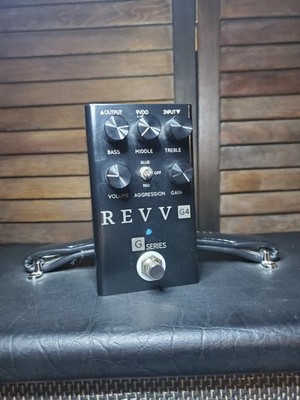 Revv Amplification G4 Distortion & Overdrive Pedal Black