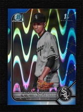 2022 Bowman Chrome Prospects Blue RayWave Refractor /150 Norge Vera #BCP-100 4b9