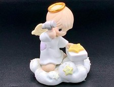 Precious Moments Angel with Star on Cloud Figurine Christmas Ornament