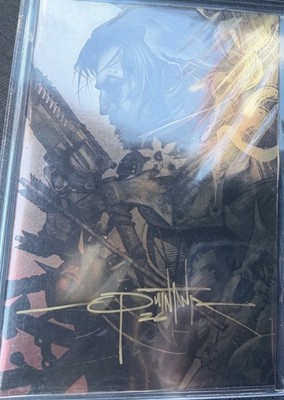 BRZRKR Light Draws Breath #1 Foil Signed Dan Quintana Gold  COA LTD 1600 Rare NM