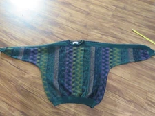 Vintage 90's St. Croix Shop Mens XL  Cosby Style Knit Sweater Coogi Look 3-D