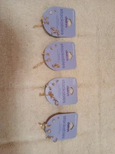 Lot Of (4) Pair Claire's Gold-tone Crescent 🌙 Earrings MSRP $40/lot