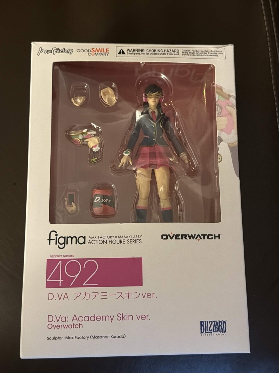 Figma 492 Overwatch D.VA Academy Skin Ver. Action Figure Max