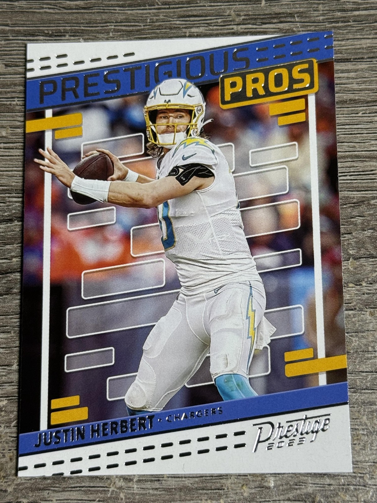 2023 Panini Prestige #PP-18 Justin Herbert Prestigious Pros