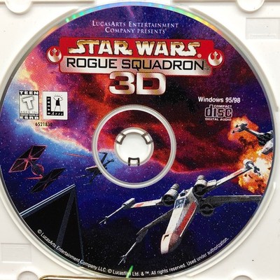STAR WARS Rogue Squadron 3D (PC Windows 95/98) DISC ONLY----- NO TRACKING 2510