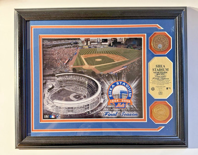 Mets Shea Stadium Final Season Framed Photo Highland Mint LE 257/5000 NY