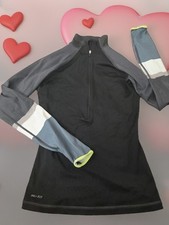  0816 Nike Pro zip athletic top jacket Women Small