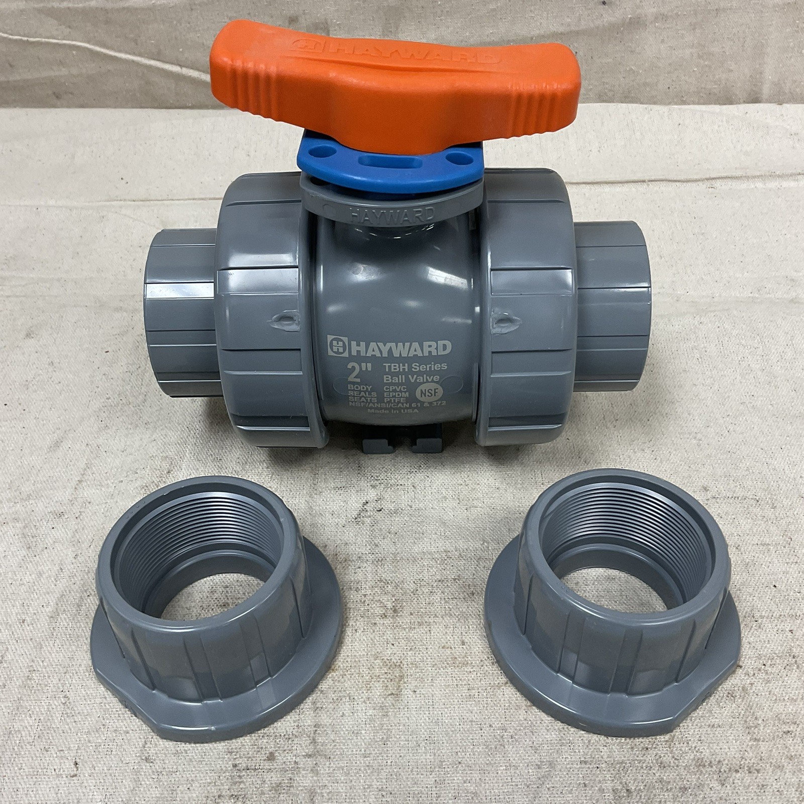 HAYWARD FLOW CONTROL TBH2200ASTE0000 Two-Way Ball Valve 2" 250psi
