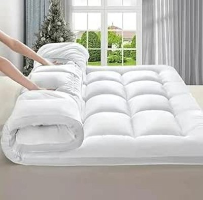 Hotelqualität 1000 GSM Matratzenauflage 10 cm/4 Zoll tiefe Auflage Single Double King