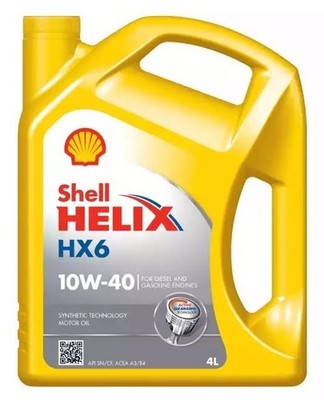 MOTORÖL SHELL HELIX HX6 10W40 SN+ A3B4 4L