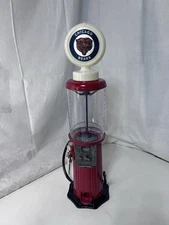 Carousel Gas Pump Gum Ball Machine Candy Vending Dispenser 21” Bears Chicago