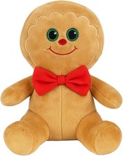 Christmas Gingerbread Man Plush Cuddly Soft Toy Kids Stocking Filler Gift 30cm
