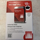 New ListingWestern Digital WD Red Pro 18TB 3.5" SATA NAS Internal HDD