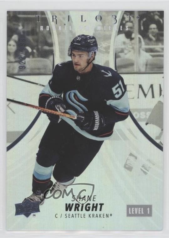 2022 Upper Deck Trilogy Premieres /999 Level 1 Shane Wright #147 Rookie RC 03uh