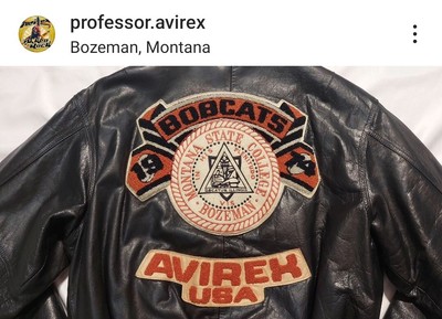 Rare 90s Avirex USA Bozeman Bobcats Sz S | eBay