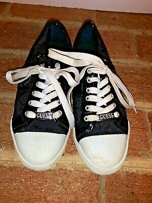 G by Guess GBG Womens Lace Up Canvas BLING Sneakers Los Angeles sz 8.5  ❤️tb9j15 | eBay