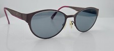 Cole Haan Brown Oval Metal Sunglasses Italy FRAMES ONLY