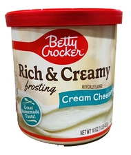 Betty Crocker Cream Cheese Rich & Creamy Frosting 16 oz