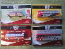 Sammel LKW-4 mal Coca Cola Teambus 1954/74/90/2006 (1:87)