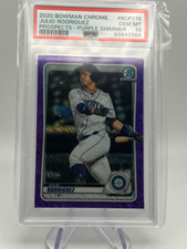 2020 Bowman Chrome Prospects JULIO RODRIGUEZ #BCP175 ~PURPLE SHIMMER  PSA 10