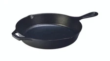 Lodge 12 Inch Pre-Seasoned Cast Iron Skillet Versatile Heavy Duty Cookware