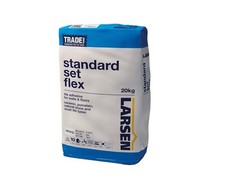  LARSEN STANDARD (SLOW) SET FLEXIBLE FLOOR and WALL TILE ADHESIVE 20 KG - WHITE