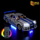 LED Licht Kit für LEGO 2 Fast 2 Furious Nissan Skyline GT-R (R34) Car 42210(RC)