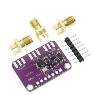 Modulo Breakout Si5351A CJMCU-5351 Generatore Di Clock I2C Con Connettori SMA