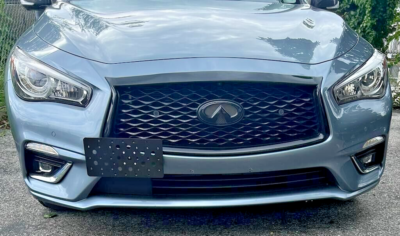 Infiniti Q50 Front License Plate Bracket Infiniti Q50 Front License Plate Bracket