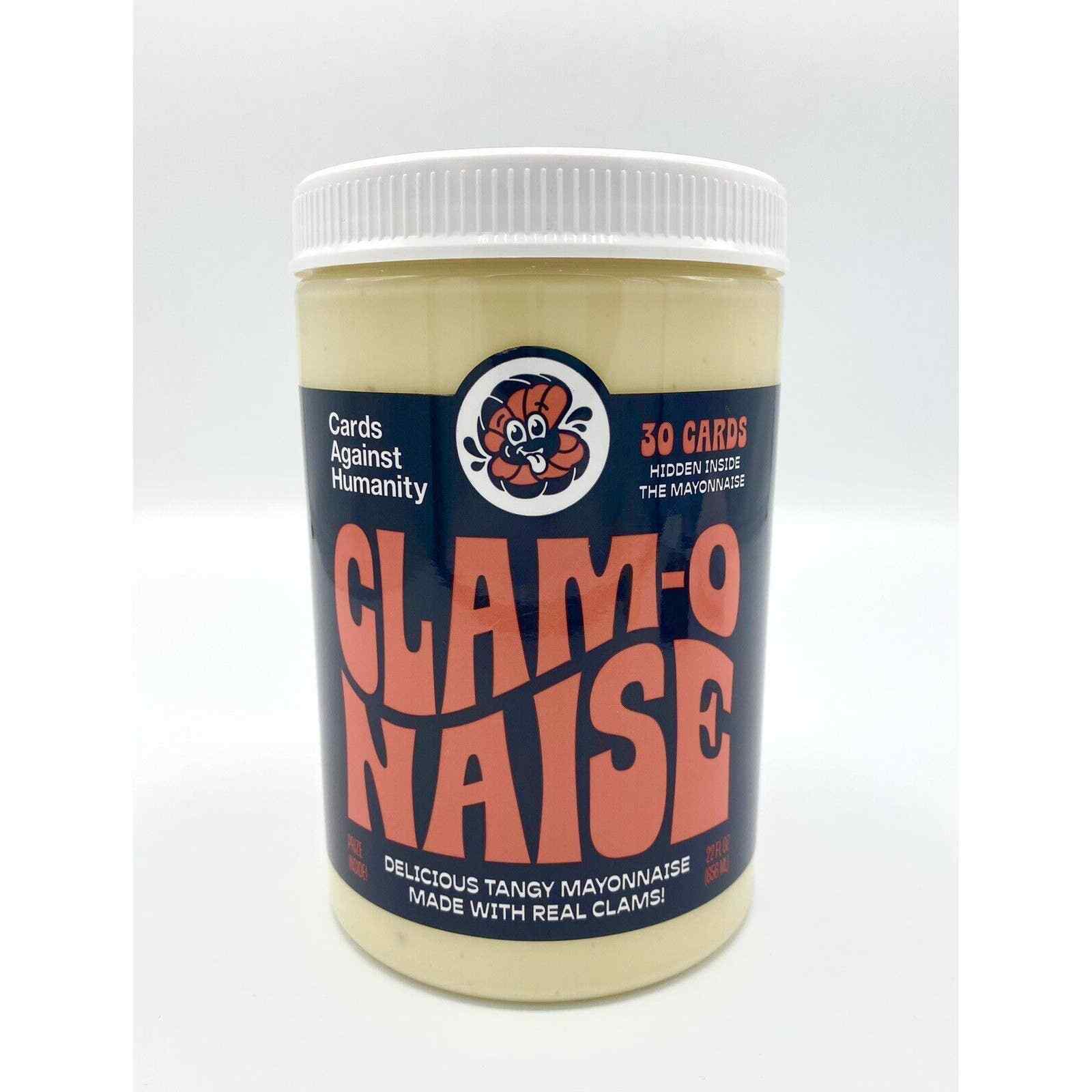 CARDS AGAINST HUMANITY ClamONaise 30 Card Secret Pack Inside Mayonnaise Jar 817246020811 eBay