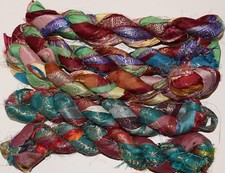 100g LUREX Sari Border Silk Ribbon craft ribbon, jewelry, beads making
