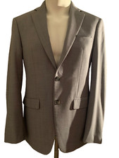 Calvin Klein men's spring summer blazer 2 buttons style lite grey size 38S