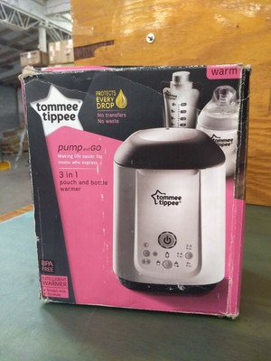 tommee tippee pump and go intelligent bottle warmer