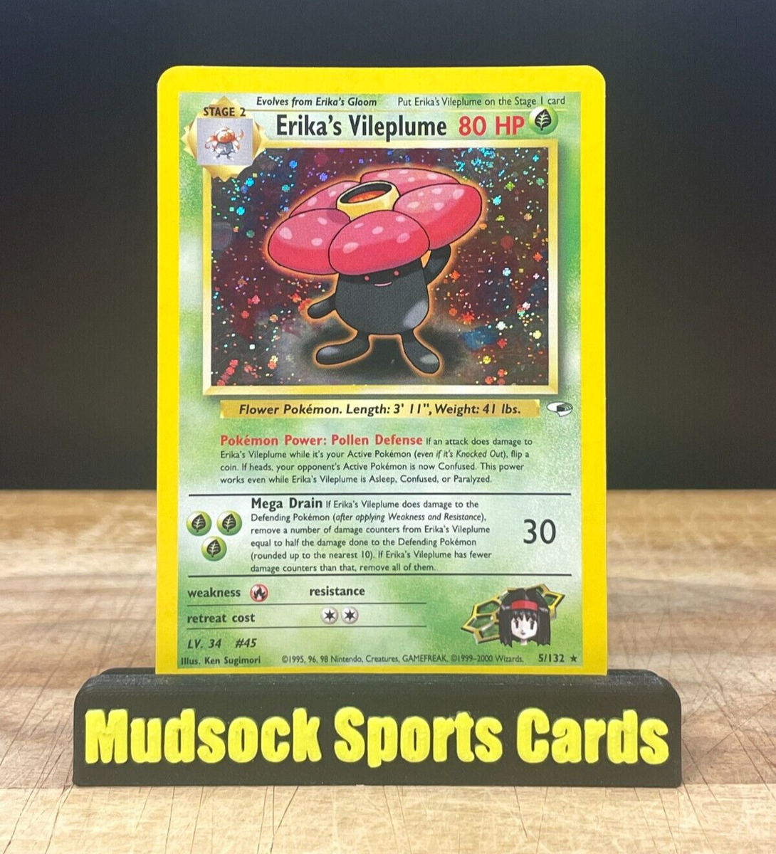 ERIKA'S VILEPLUME - 1995,96,98 Nintendo - Pokemon - Holo - Rare | eBay