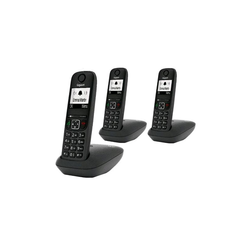 ⭐CORDLESS GIGASET AS 490 TRIO DECT