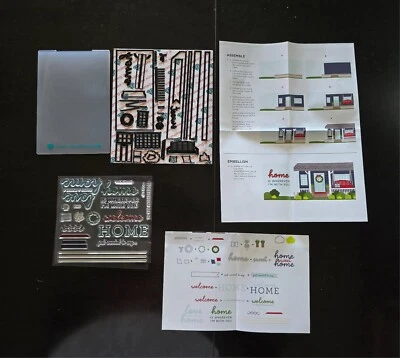 DP Crafters Companion Diamond Press. home sweet home. Craft stamp and die set