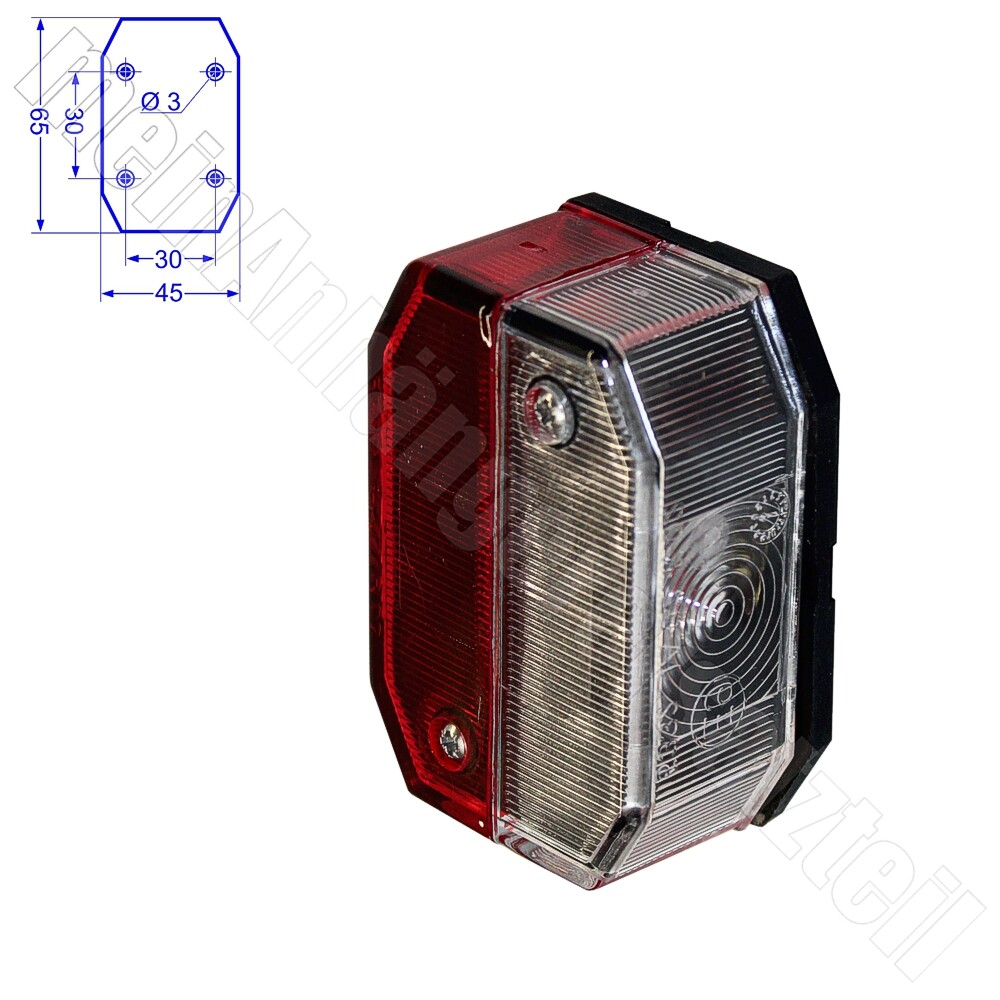 Aspöck Flexipoint Begrenzungsleuchte rot weiß leuchte online  