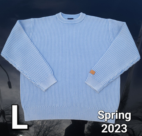 Kith Garment Dyed Meyer Knit Crewneck in Woven Colorway Spring 2023 Deadstock - Afbeelding 1 van 11