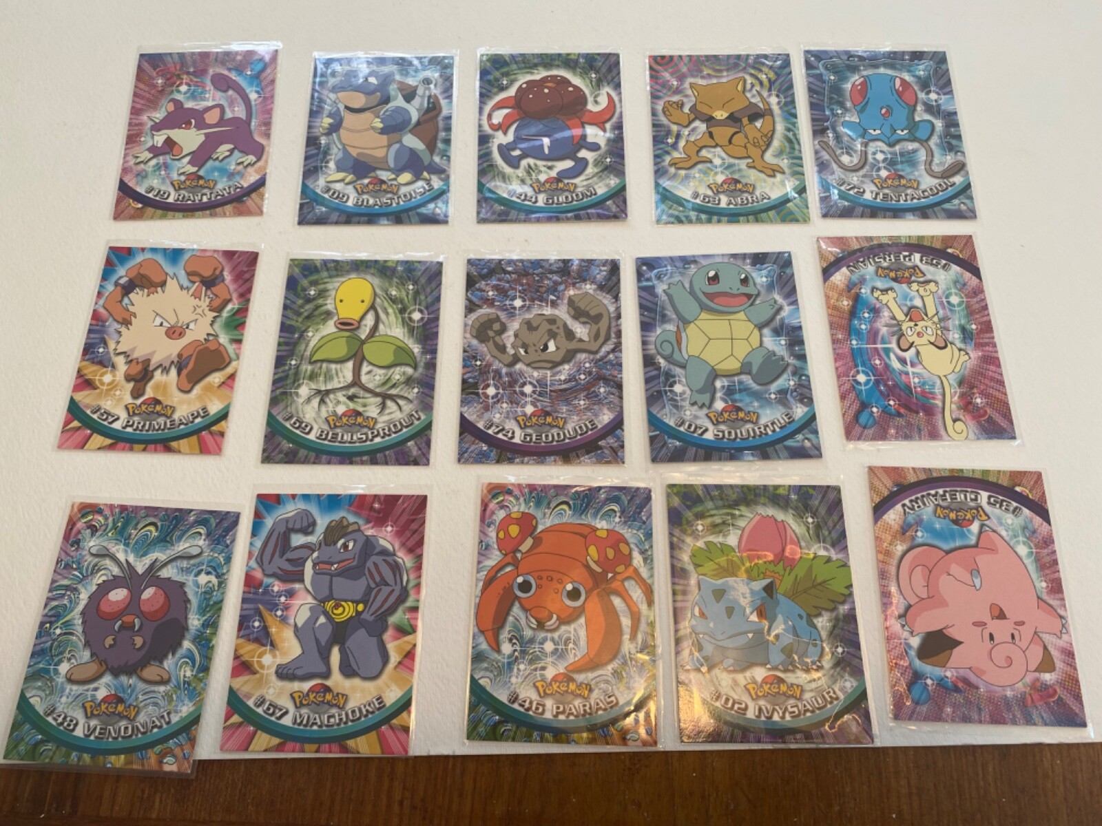 Pokemon 1999 Topps TV Animation Series 1 Blue Logo 1st Edition - You pick - Picture 6 of 35