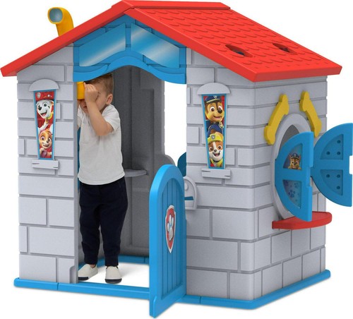 Kids Playhouse PAW Patrol Plastic Indoor Outdoor Easy Assembly Pretend Play Yard - Picture 2 of 5