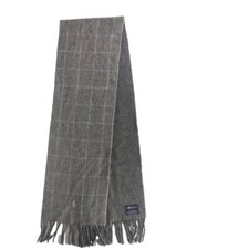 Ralph Lauren Polo Vintage Wool Blend Gray Scarf