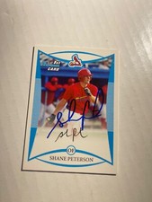 St Louis Cardinals SHANE PETERSON Signed Card