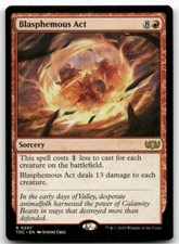 Blasphemous Act #207 MTG Tarkir Dragonstorm TDC NM X1