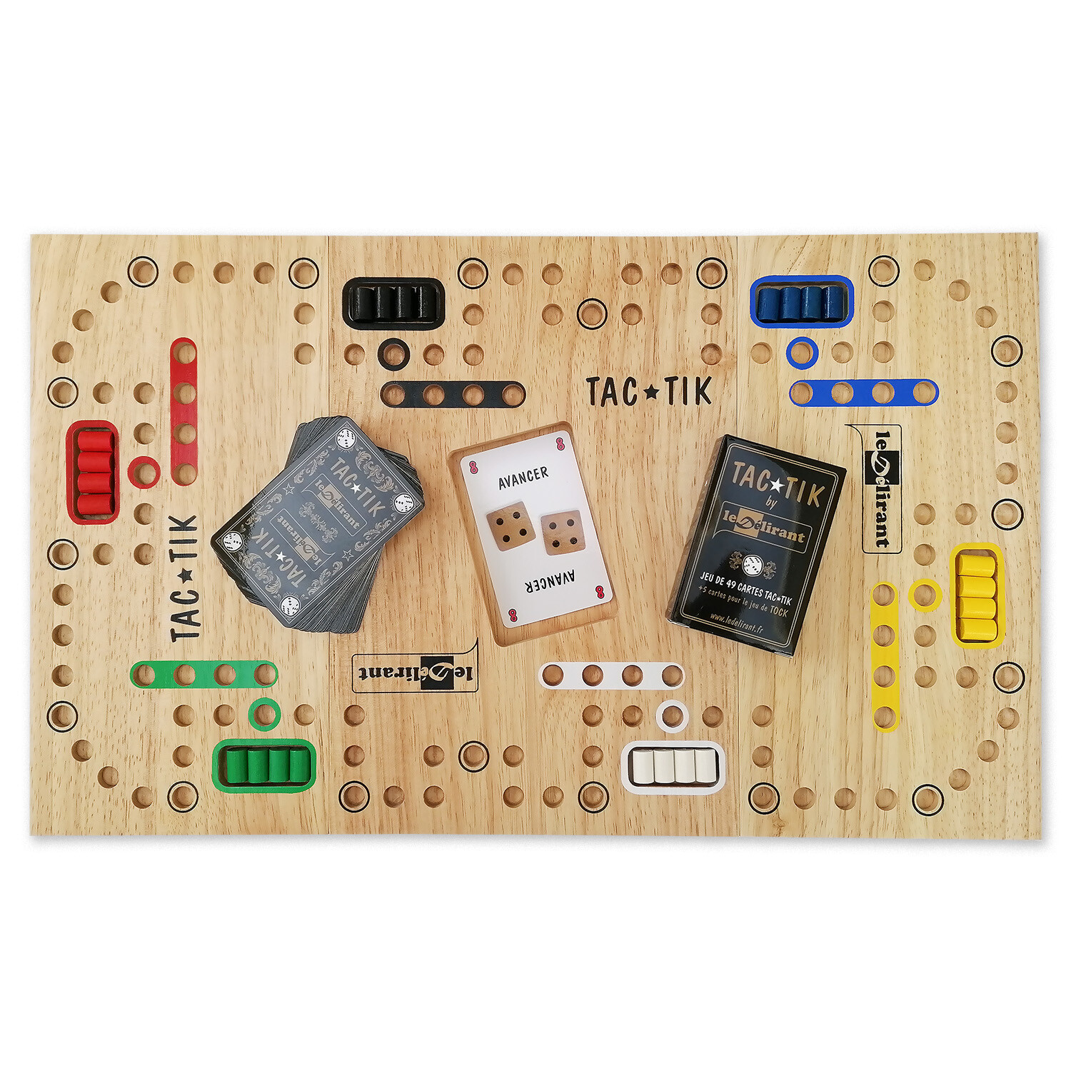 Jeu de TAC TIK en bois pour animer vos soirées entre amis