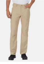 Eddie Bauer Men’s Water Resistant Tech Pant(TAN 34WX30L)GENTLY USED